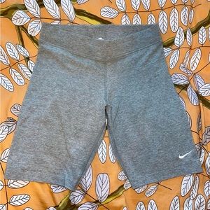 Grey Nike Biker Shorts Size M